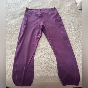 Fabletics Large Women’s PureLuxe Plum Leggings with Pockets